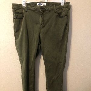Olive Green Skinny Jeans